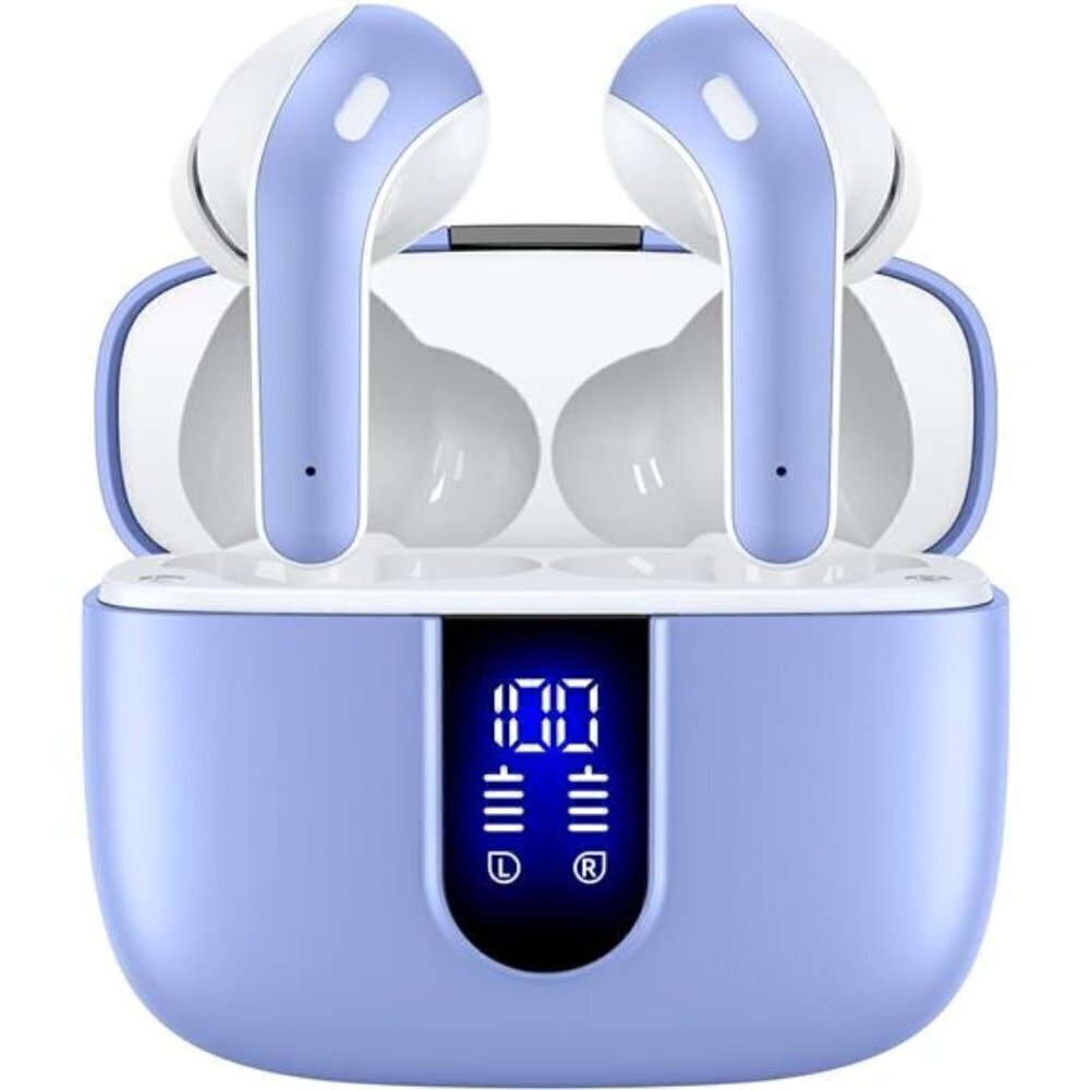 Bluetooth Headphone Wireless Earbud Airpods Pro 2 Charging Case Waterproof PURPL